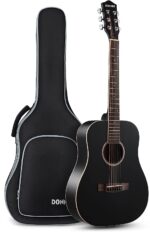 DONNER DAT-110D DREADNOUGHT TRAVEL AKUSTİK GİTAR (Siyah)