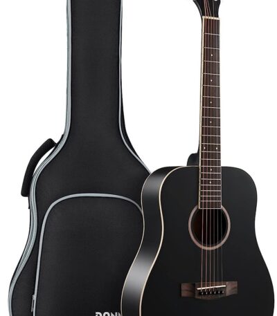 DONNER DAT-110D DREADNOUGHT TRAVEL AKUSTİK GİTAR (Siyah)